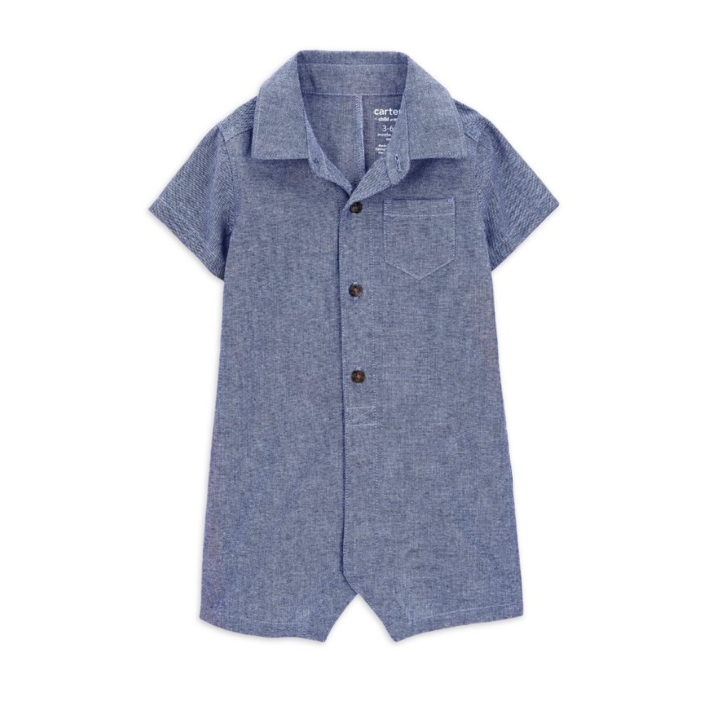 Carter’s baby boy romper one piece 3-6m